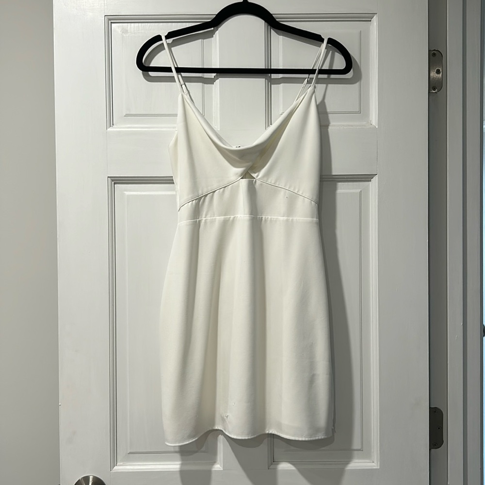 Abercrombie white mini dress